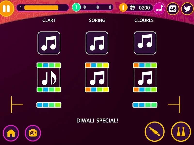Beat Blast India gameplay screenshot showing rhythm notes and scoring system